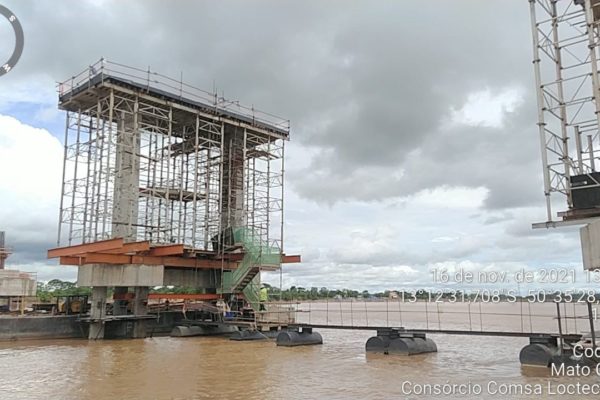 OBRA DA PONTE SOBRE O RIO ARAGUAIA – LUIZ ALVES